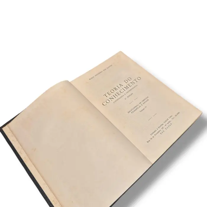 Livro Teoria do Conhecimento — Mário Ferreira dos Santos (Editora Logos, 1959) — Capa dura