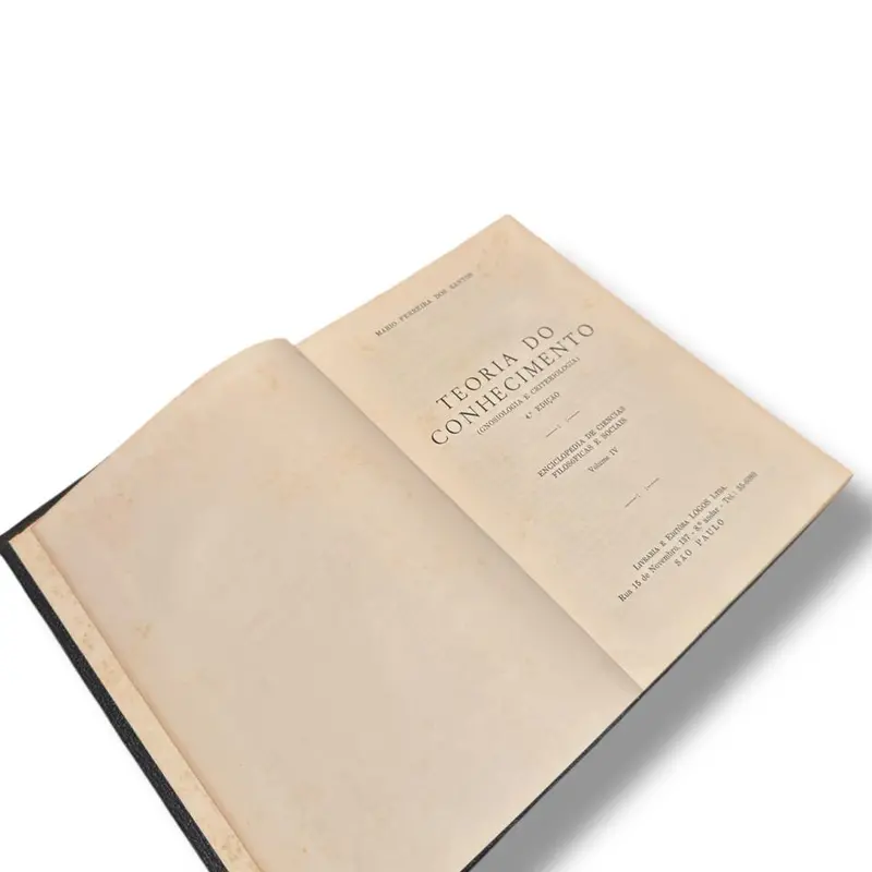 Livro Teoria do Conhecimento — Mário Ferreira dos Santos (Editora Logos, 1959) — Capa dura