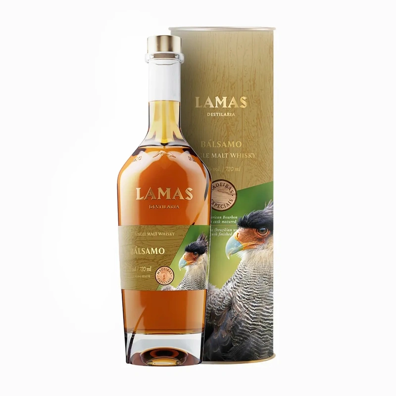 Whisky Lamas Bálsamo Single Malt – Madeiras Brasileiras | 720 ml | 43% vol.