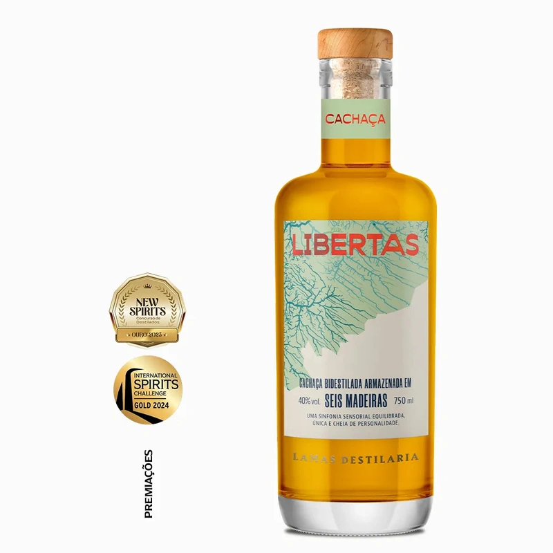 Cachaça Libertas Seis Madeiras – 750 ml