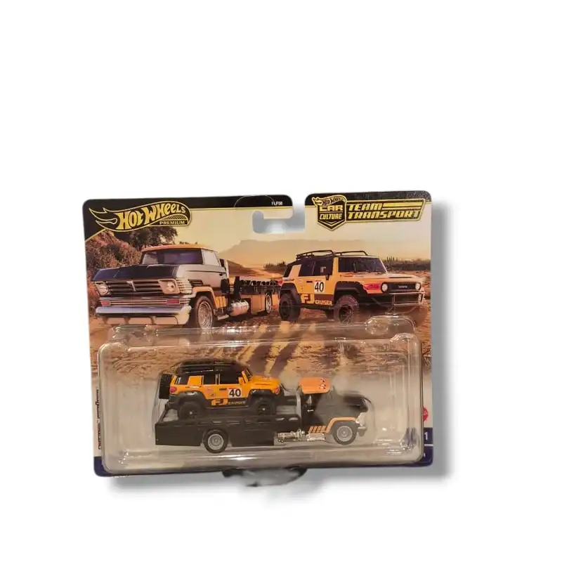 Hot Wheels Team Transport Toyota FJ Cruiser + Horizon Hauler (Premium)