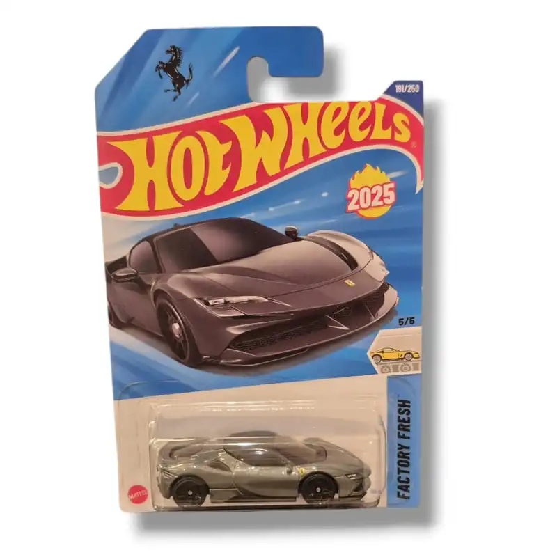 Hot Wheels Ferrari SF90 Stradale – Cinza (2025)