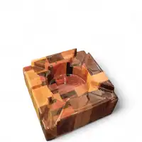 Cinzeiro para Charutos em Marchetaria Pequeno – Marfim, Pau-Ferro, Ipê-Roxo e Roxinho - imagem 1