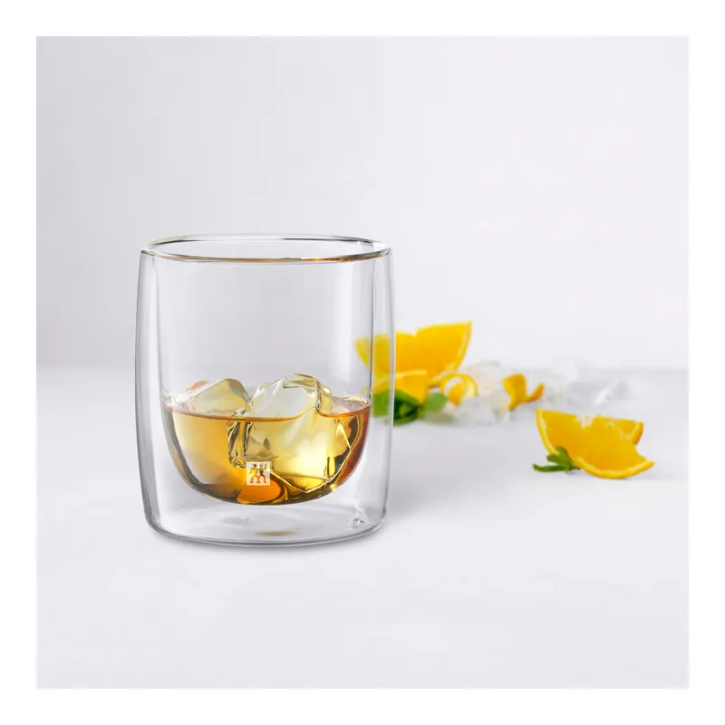 Conjunto com 2 Copos de Vidro de Parede Dupla para Whisky Sorrento 270 ml — Zwilling