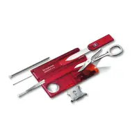 Canivete Victorinox Swiss Card Lite Vermelho Translúcido - imagem 2