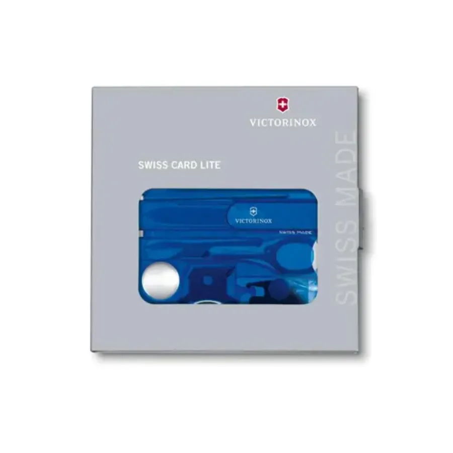 Canivete Victorinox Swiss Card Lite Vermelho Translúcido
