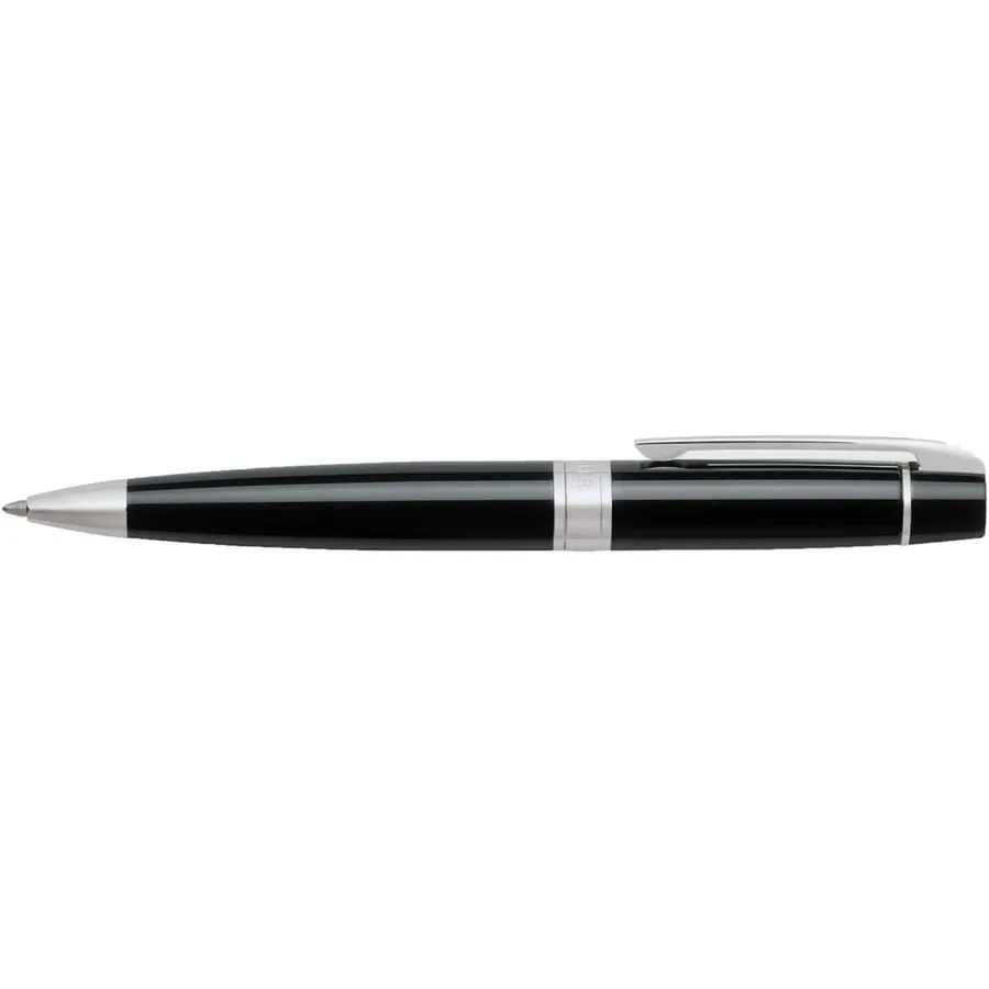 Caneta Sheaffer 300 – Glossy Black com Acabamento Cromado