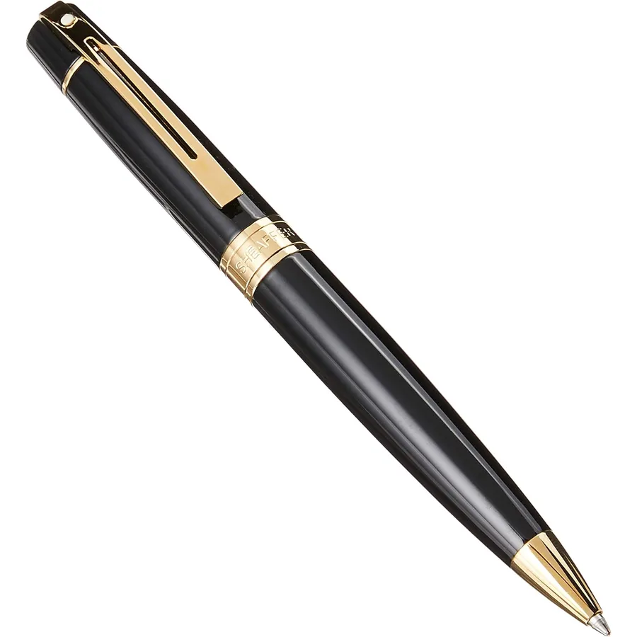 Caneta Sheaffer 300 – Glossy Black com Acabamento Dourado