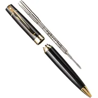 Caneta Sheaffer 300 – Glossy Black com Acabamento Dourado - imagem 2