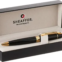 Caneta Sheaffer 300 – Glossy Black com Acabamento Dourado - imagem 4