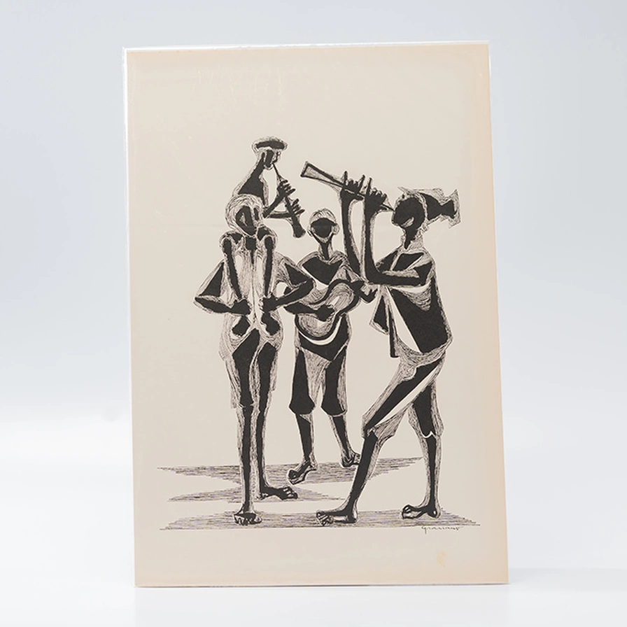 Gravura Clóvis Graciano nº 1 – Quarteto Popular