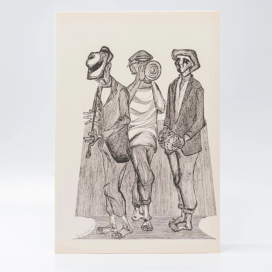 Gravura Clóvis Graciano nº 3 – Trio Popular Descalço