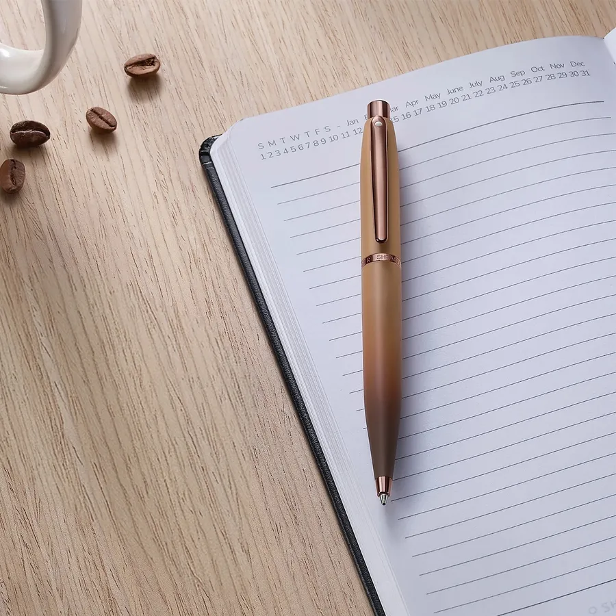Caneta Sheaffer VFM Esferográfica – Coffee Edition (Café PVD)