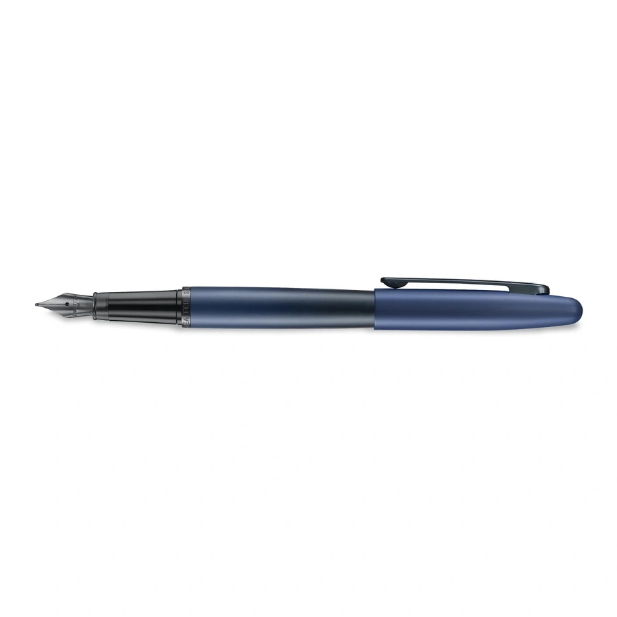 Caneta Sheaffer VFM Tinteiro – Azul Matte com Acabamento Preto