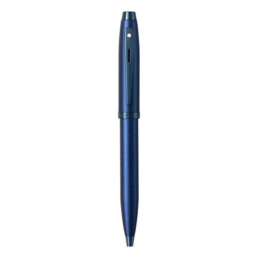 Caneta Sheaffer 100 Esferográfica – Azul Cetim com Acabamento PVD Azul