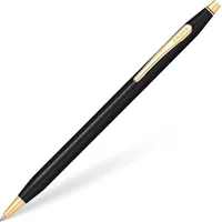 Caneta Cross Classic Century Esferográfica – Preta com Acabamento Dourado - imagem 1