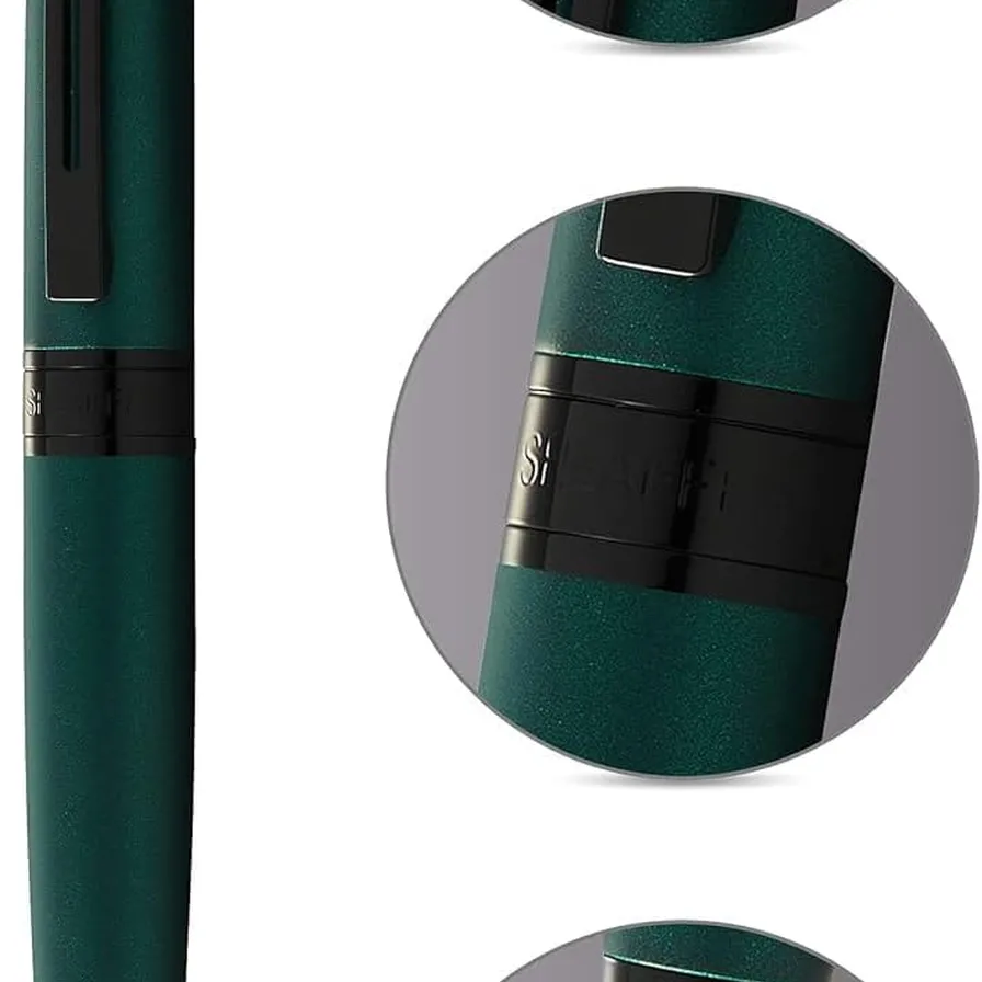Caneta Sheaffer 300 Esferográfica – Verde Fosco com Acabamento Preto