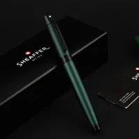 Caneta Sheaffer 300 Tinteiro – Verde Fosco com Acabamento Preto - imagem 3