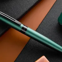 Caneta Sheaffer 300 Tinteiro – Verde Fosco com Acabamento Preto - imagem 4