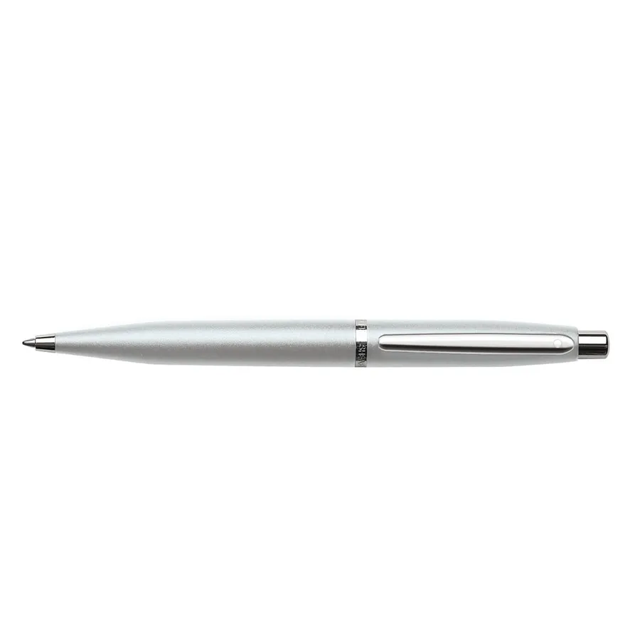 Kit Caneta Sheaffer VFM Esferográfica – Cinza Fosco + Caderno A6 Capa Preta
