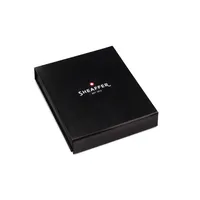 Gift Set Sheaffer 300 – Caneta Esferográfica Preto Brilhante com Acabamento Cromado + Porta-Caneta em Couro Legítimo - imagem 2