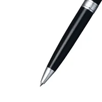 Gift Set Sheaffer 300 – Caneta Esferográfica Preto Brilhante com Acabamento Cromado + Porta-Caneta em Couro Legítimo - imagem 5