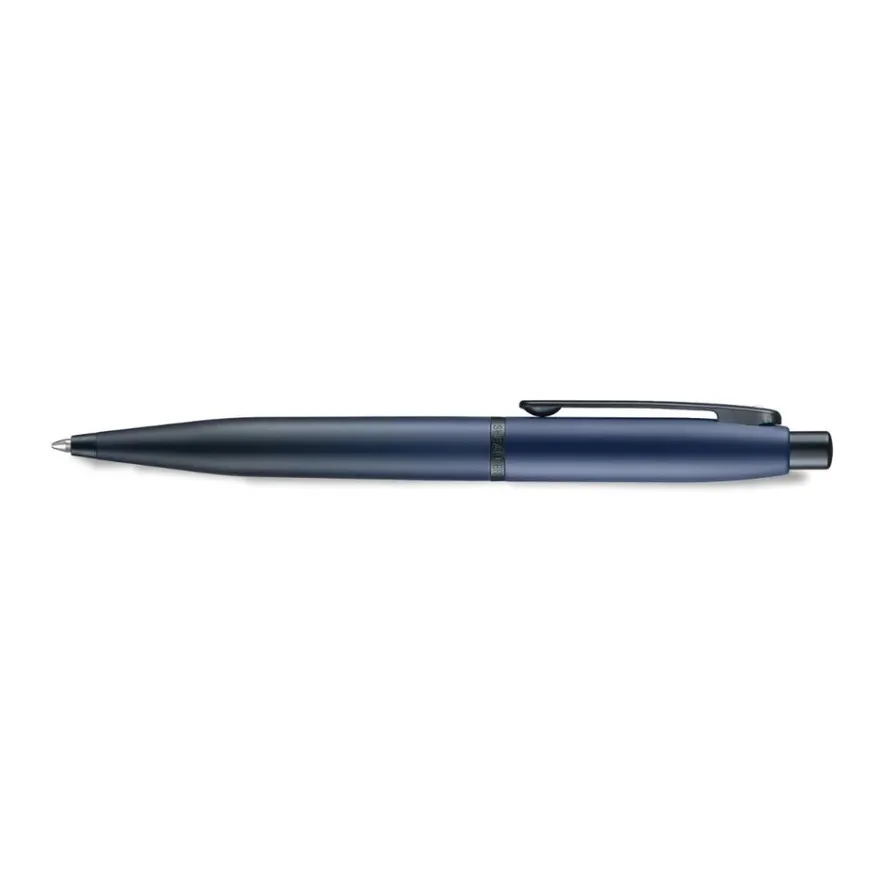 Caneta Sheaffer VFM Esferográfica – Azul Fosco com Acabamento Preto