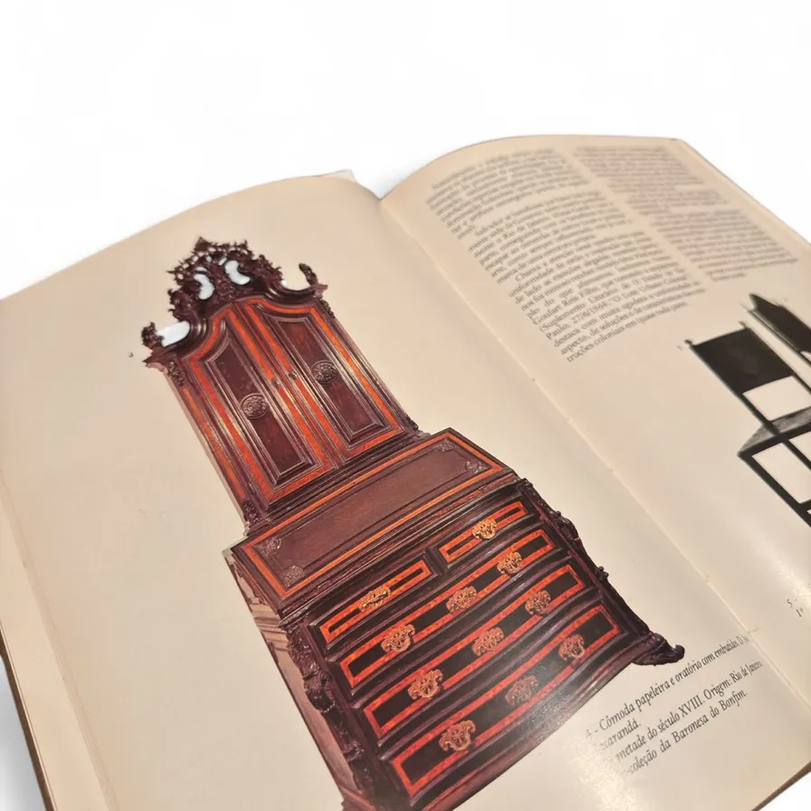 Livro Arte Colonial: Mobiliário — Vários Autores (Rhodia, 1977) — Capa dura