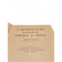 Livro L’Architecture Religieuse Baroque au Brésil — Tome II — Germain Bazin (1958) — Capa dura - imagem 2