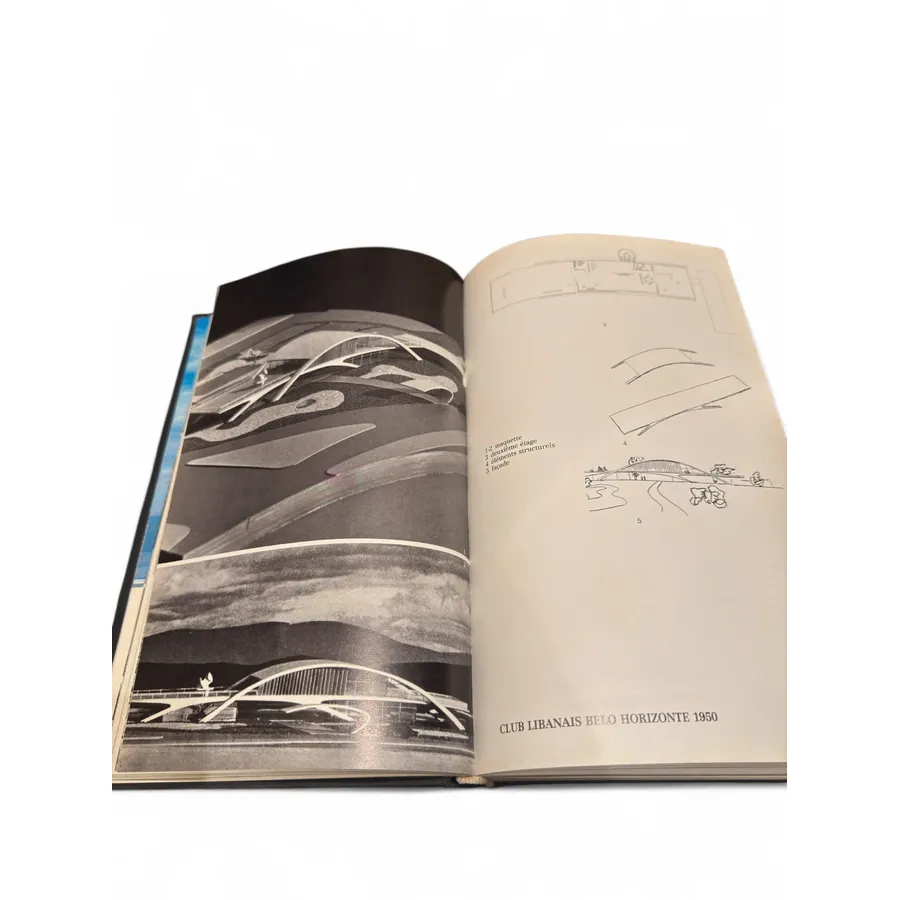 Livro Niemeyer — Luce Wilquin & André Delcourt (Éditions Alphabet, 1977) — Francês — Capa dura
