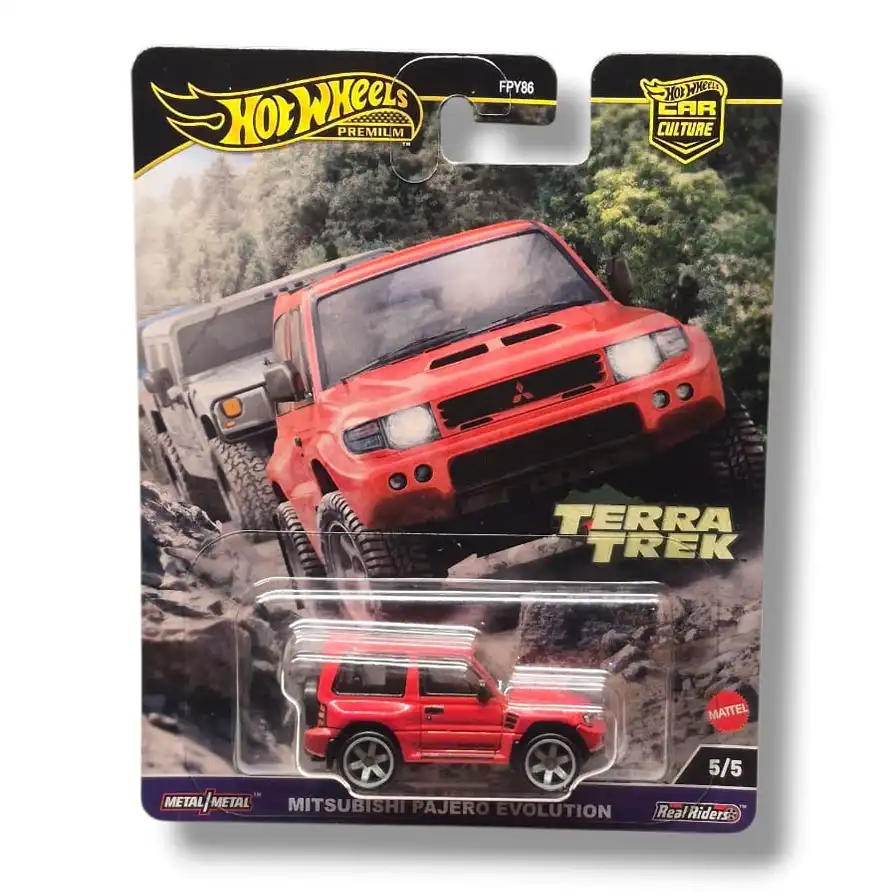 Hot Wheels Premium – Car Culture Terra Trek Mitsubishi Pajero Evolution (5/5) – Real Riders