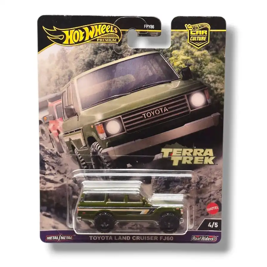 Hot Wheels Premium – Car Culture Terra Trek Toyota Land Cruiser FJ60 (4/5) – Real Riders