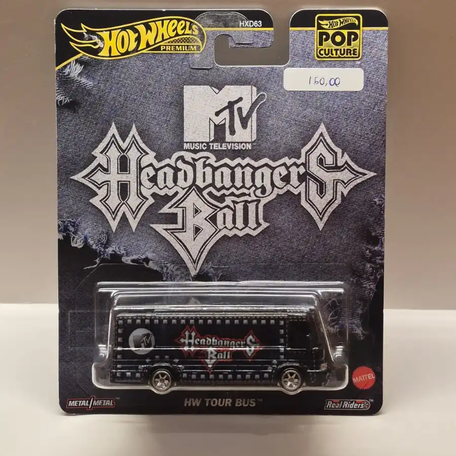 Hot Wheels Premium – Pop Culture MTV Headbangers Ball HW Tour Bus – Real Riders