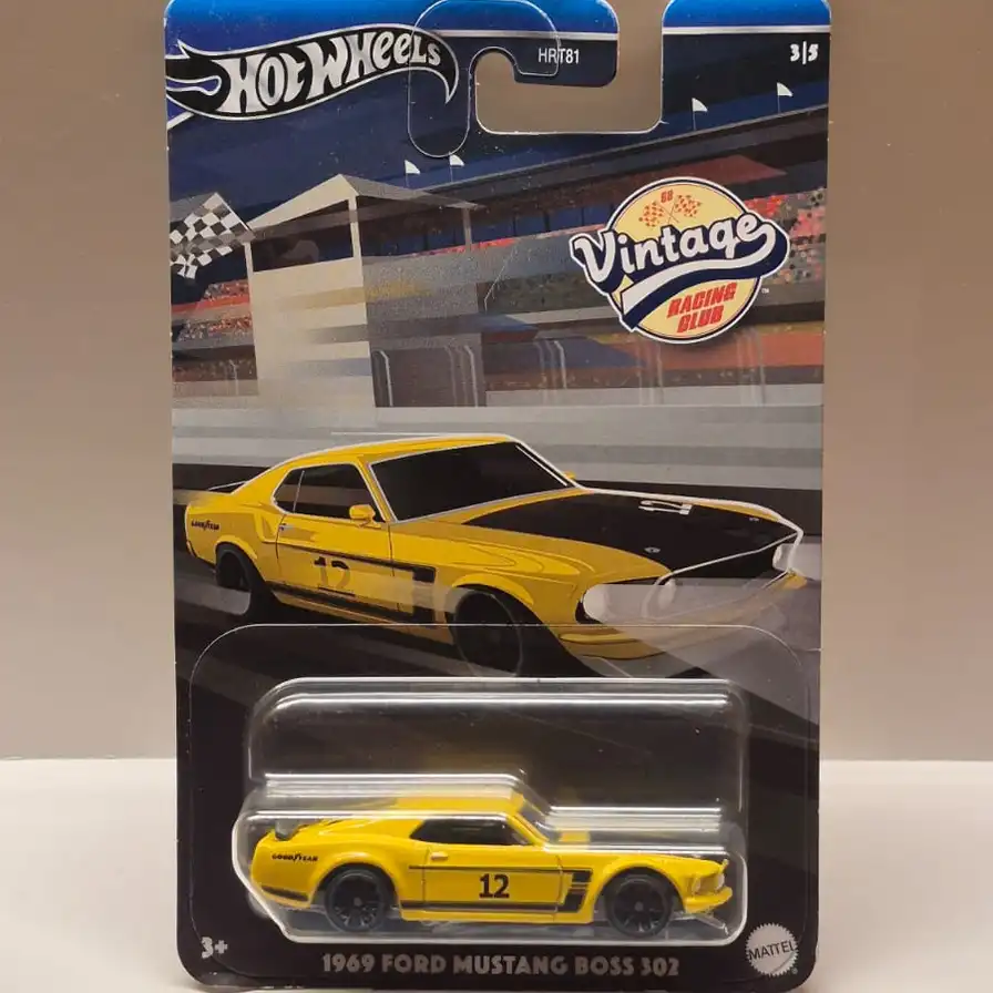 Hot Wheels – Vintage Racing Club 1969 Ford Mustang Boss 302 (3/5)