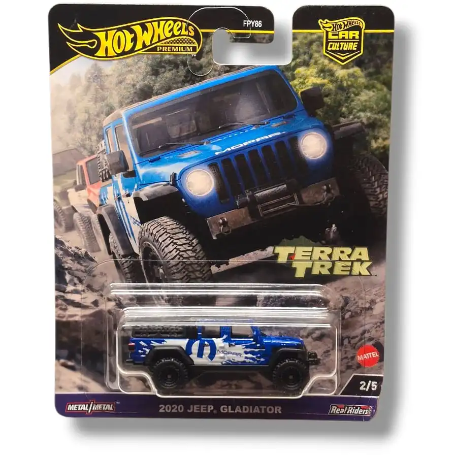 Hot Wheels Premium – Car Culture Terra Trek 2020 Jeep Gladiator (2/5) – Real Riders