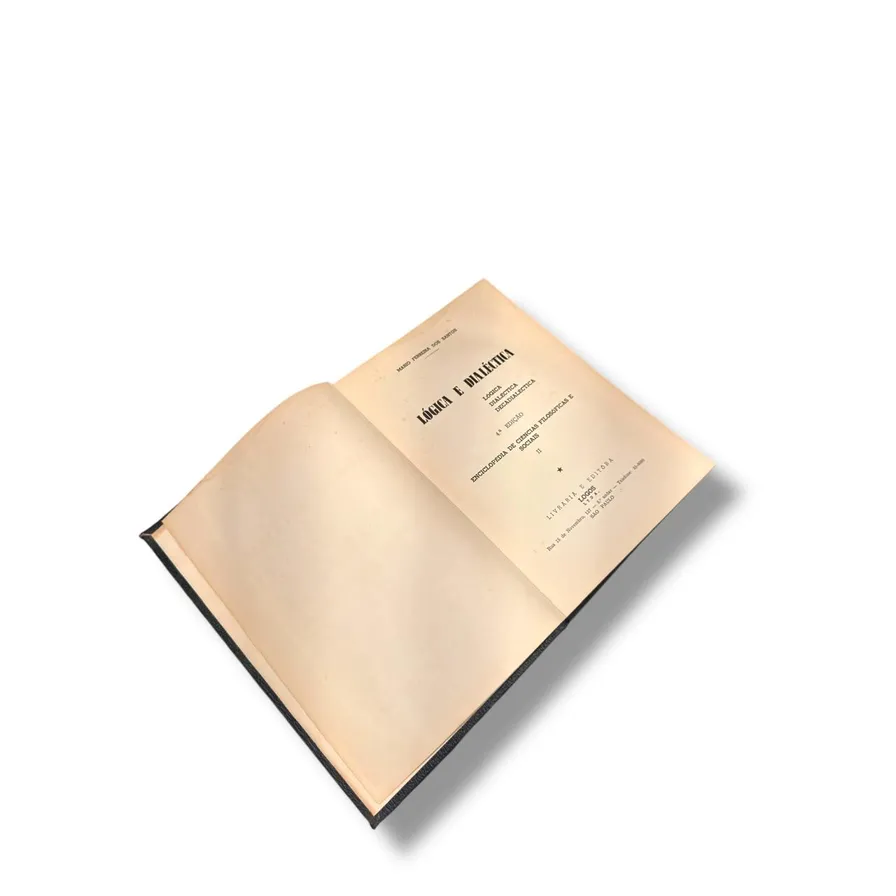 Livro Lógica e Dialética — Mário Ferreira dos Santos (Editora Logos, 1959) — Capa dura