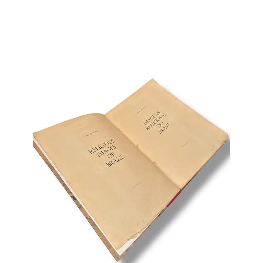 Livro Imagens Religiosas do Brasil — Stanislaw Herstal (Grafitec, 1956) — Edição numerada — Bilingue (português/inglês)