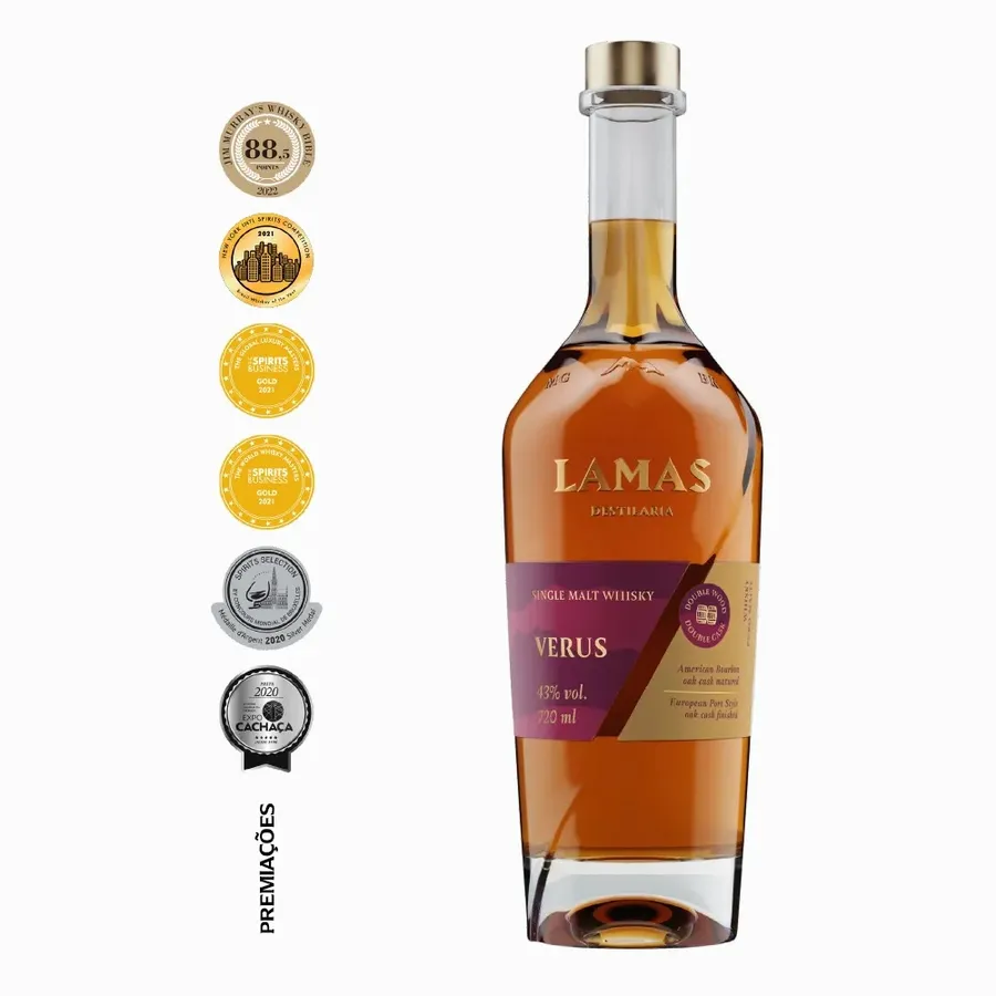 Whisky Lamas Verus Single Malt – Double Cask (Ex-Bourbon + Ex-Porto)