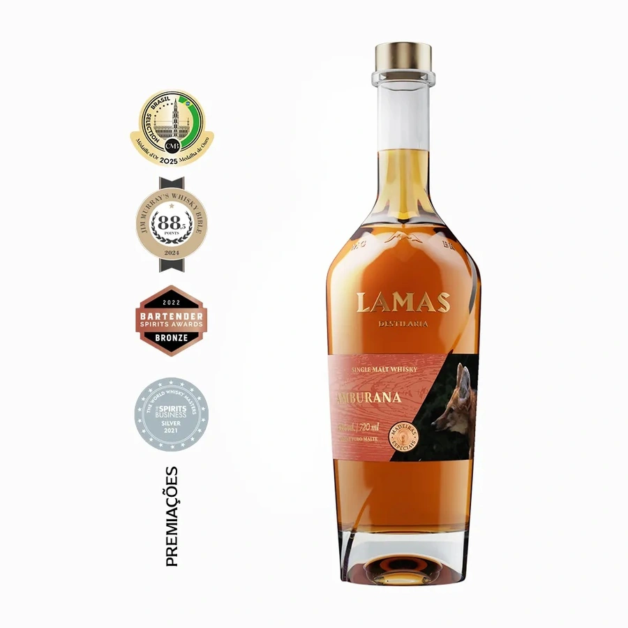 Whisky Lamas Amburana Single Malt – Madeiras Brasileiras (Ex-Bourbon + Amburana)