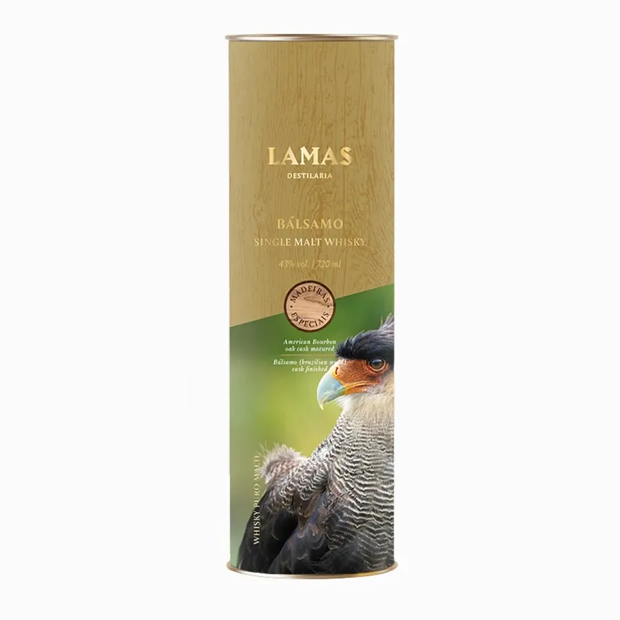 Whisky Lamas Bálsamo Single Malt – Madeiras Brasileiras | 720 ml | 43% vol.