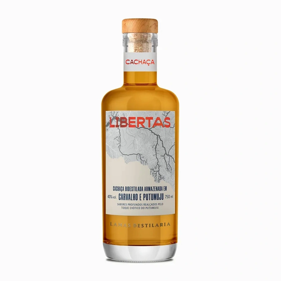 Cachaça Libertas Carvalho Americano e Putumuju – 750 ml