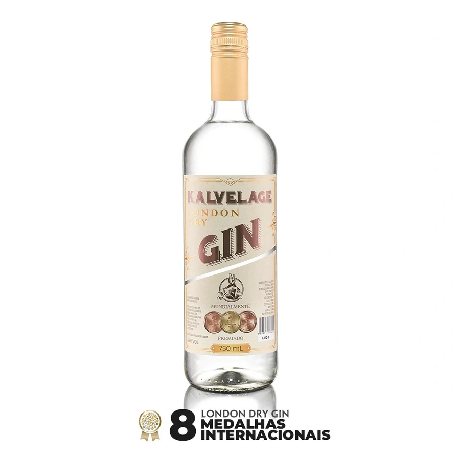Gin Kalvelage London Dry – Gin Brasileiro Premium | 750 ml