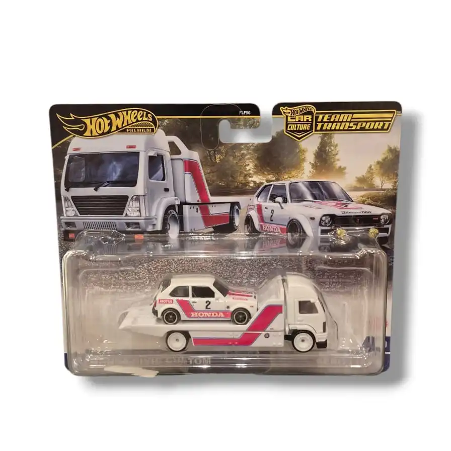 Hot Wheels Team Transport ’73 Honda Civic Custom + Aero Lift