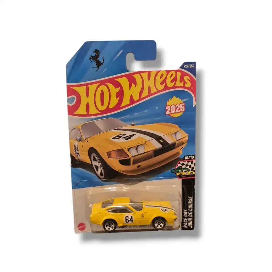 Hot Wheels Ferrari 365 GTB/4 Competizione – Amarelo