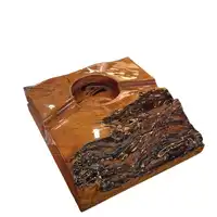 Cinzeiro para Charutos em Peroba Rosa – Peça Maciça com Resina - imagem 1