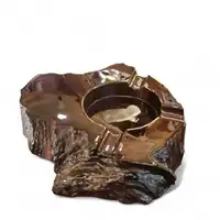 Cinzeiro para Charutos em Guajuvira – Peça Maciça com Resina - imagem 1