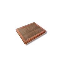 Tábua End Grain “Moldura” — Ipê-roxo e Pau-ferro (42,5 × 32,5 × 4 cm) - imagem 1