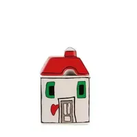 Açucareiro em Porcelana Vermelho 250ml — Le Casette Egan - imagem 1