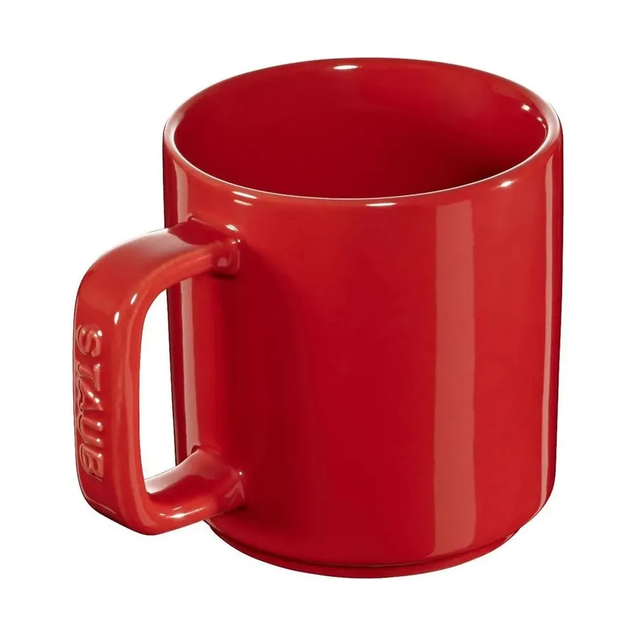 Conjunto com 2 Canecas em Cerâmica 10 cm — Cereja | Staub
