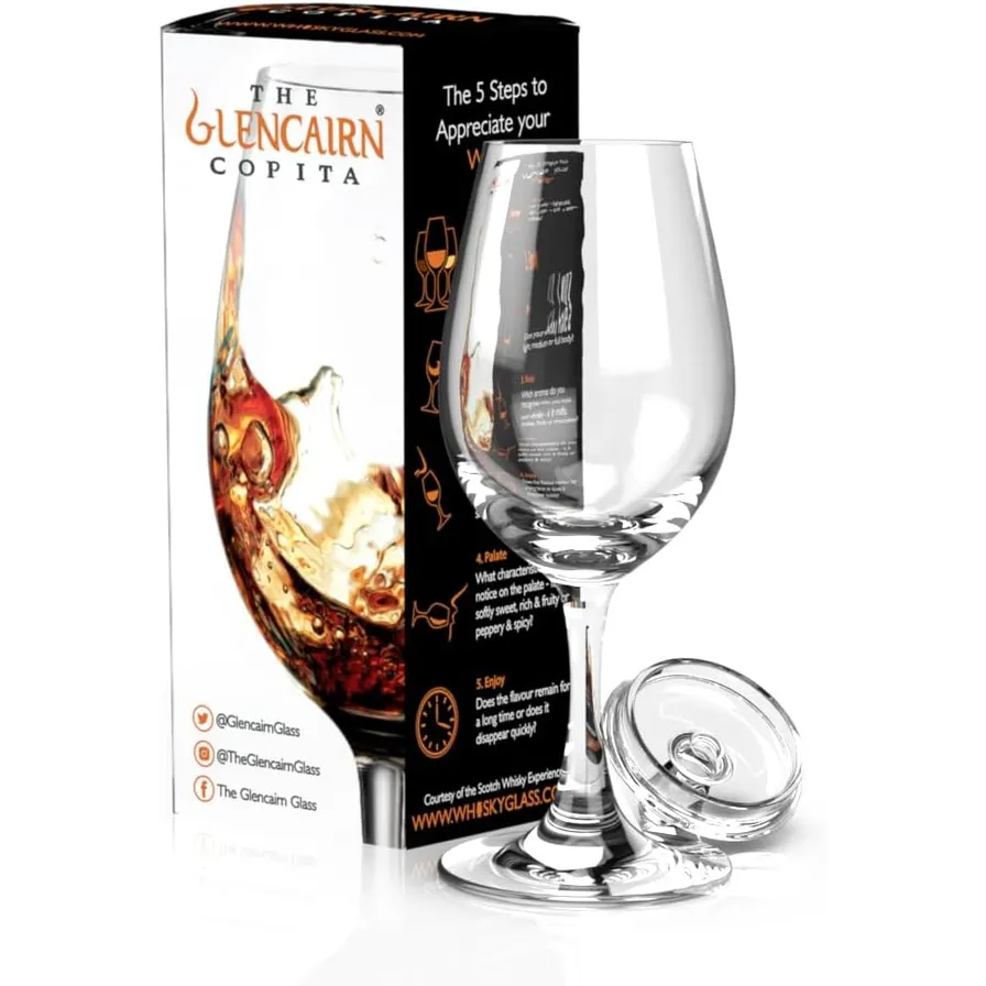 Taça Copita The Glencairn Glass para Degustação de Whisky — Glencairn Crystal